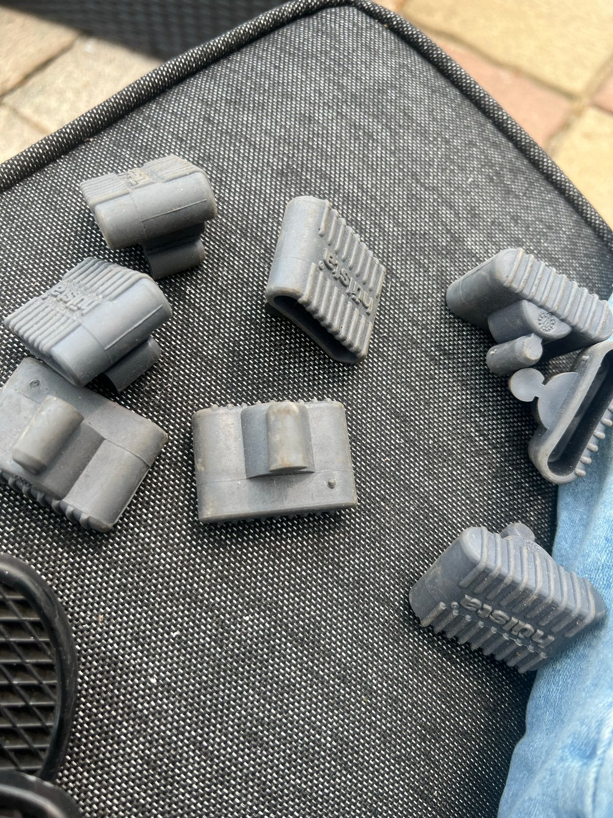 Hülstra rubbers voor een lattenbodem, Huis en Inrichting, Slaapkamer | Bedden, Gebruikt, 90 cm, Eenpersoons, Ophalen of Verzenden