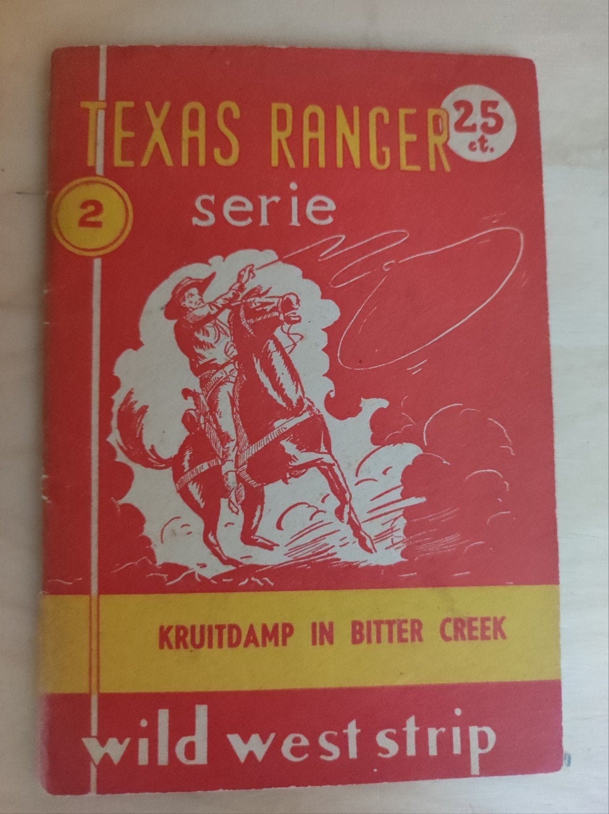 Texas Ranger wild west strip, Boeken, Stripboeken, Eén stripboek, Ophalen of Verzenden, Gelezen