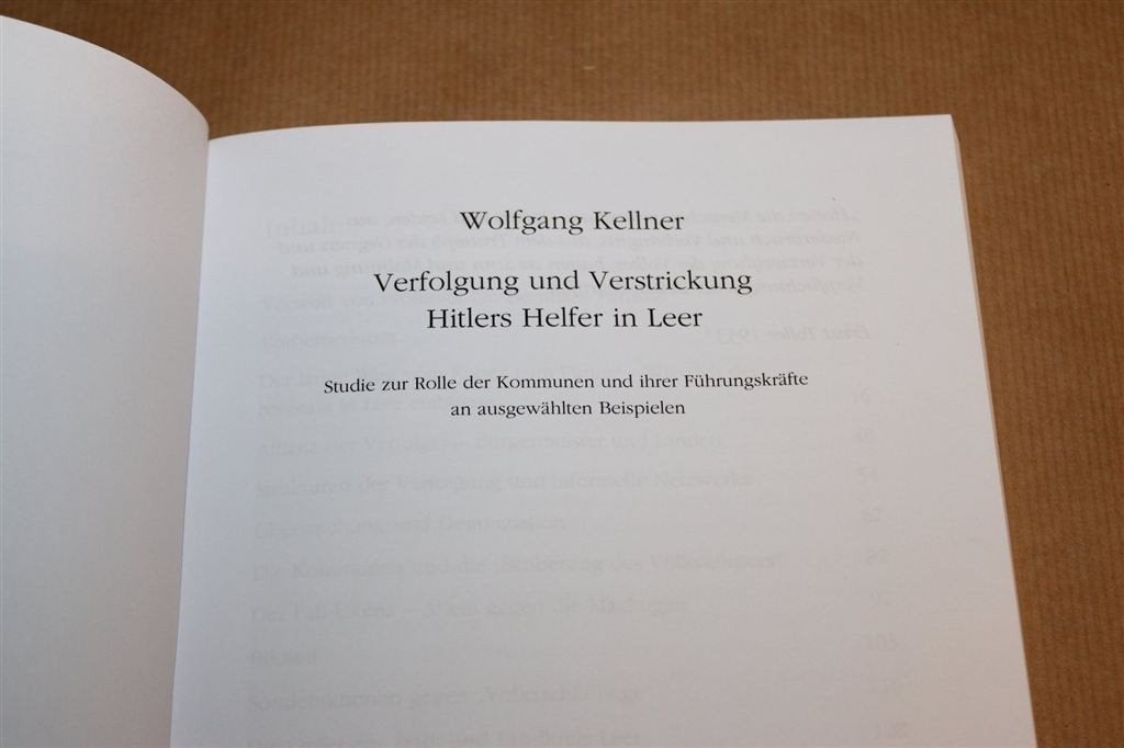 Verfolgung Verstrickung — NS-Terreur in Leer, Oost-Friesland, Ophalen of Verzenden, Gelezen, Europa