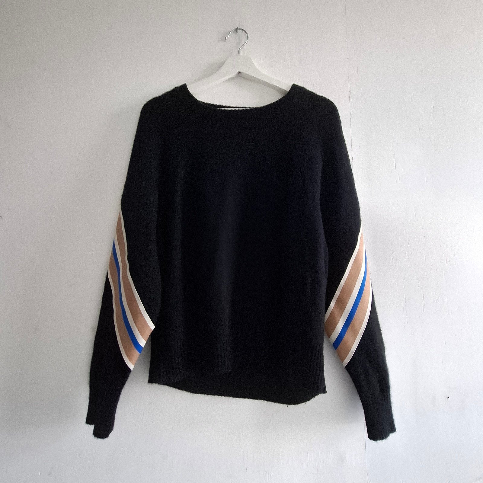Sandro Paris trui zwart wol sportief luxe kwaliteit, Maat 38/40 (M), Verzenden, Zwart, Sandro