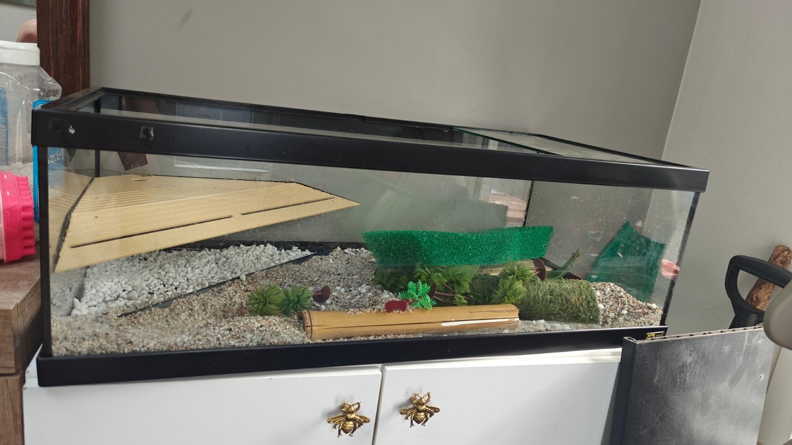 Turtle tank, Ophalen