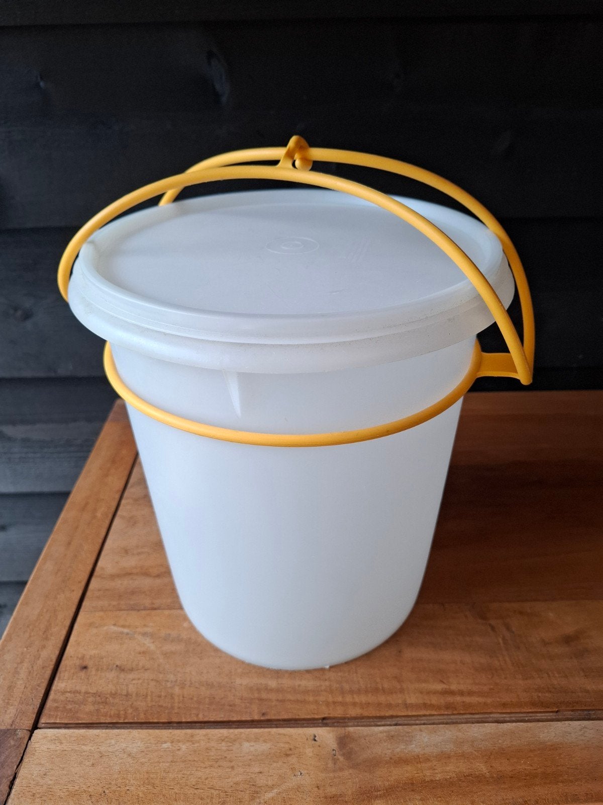 TUPPERWARE AFSLUITBARE WASEMMER/REUZE EMMER, genoemd, Gebruikt, Overige kleuren, Luchtdicht, Ophalen of Verzenden