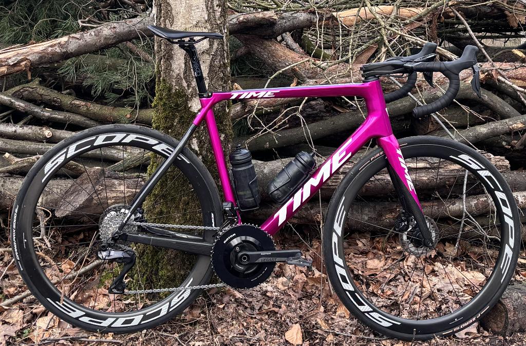 TIME Alpe d’Huez 2023 DI2 12 speed Rotor powermeter, Fietsen en Brommers, 28 inch, Gebruikt, Carbon, Heren