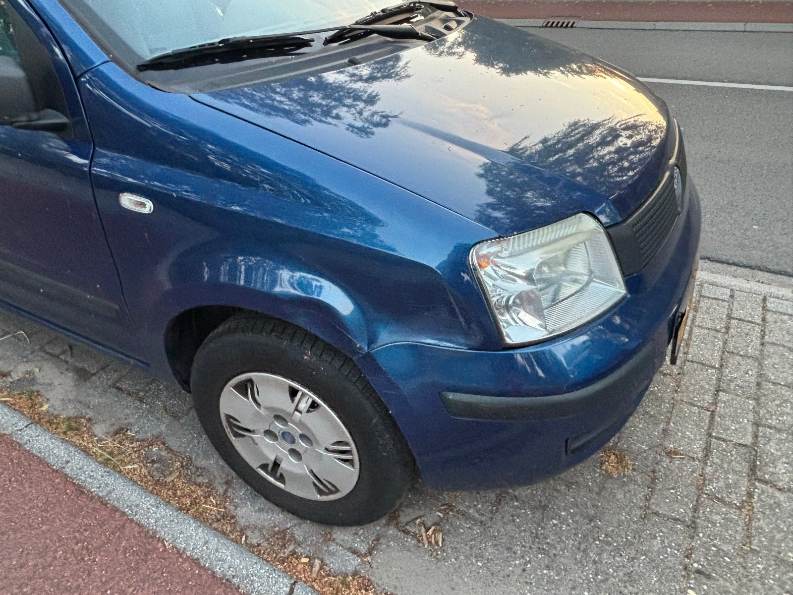 Fiat Panda 1.1 40KW 2006 Blauw, Auto's, Fiat, 54 pk, Origineel Nederlands, Handgeschakeld, Particulier