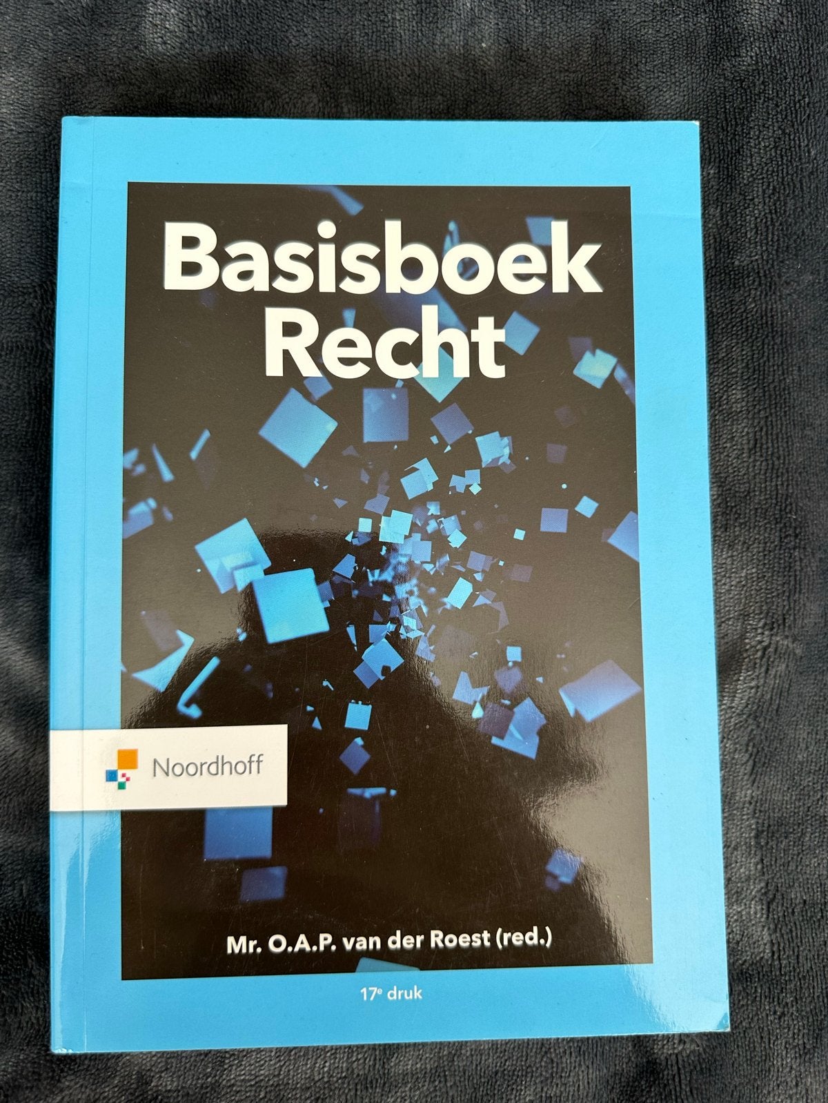 Basisboek Recht - 17e druk - Mr. O.A.P. van der Roest, Boeken, Ophalen of Verzenden, Gamma, Zo goed als nieuw, HBO