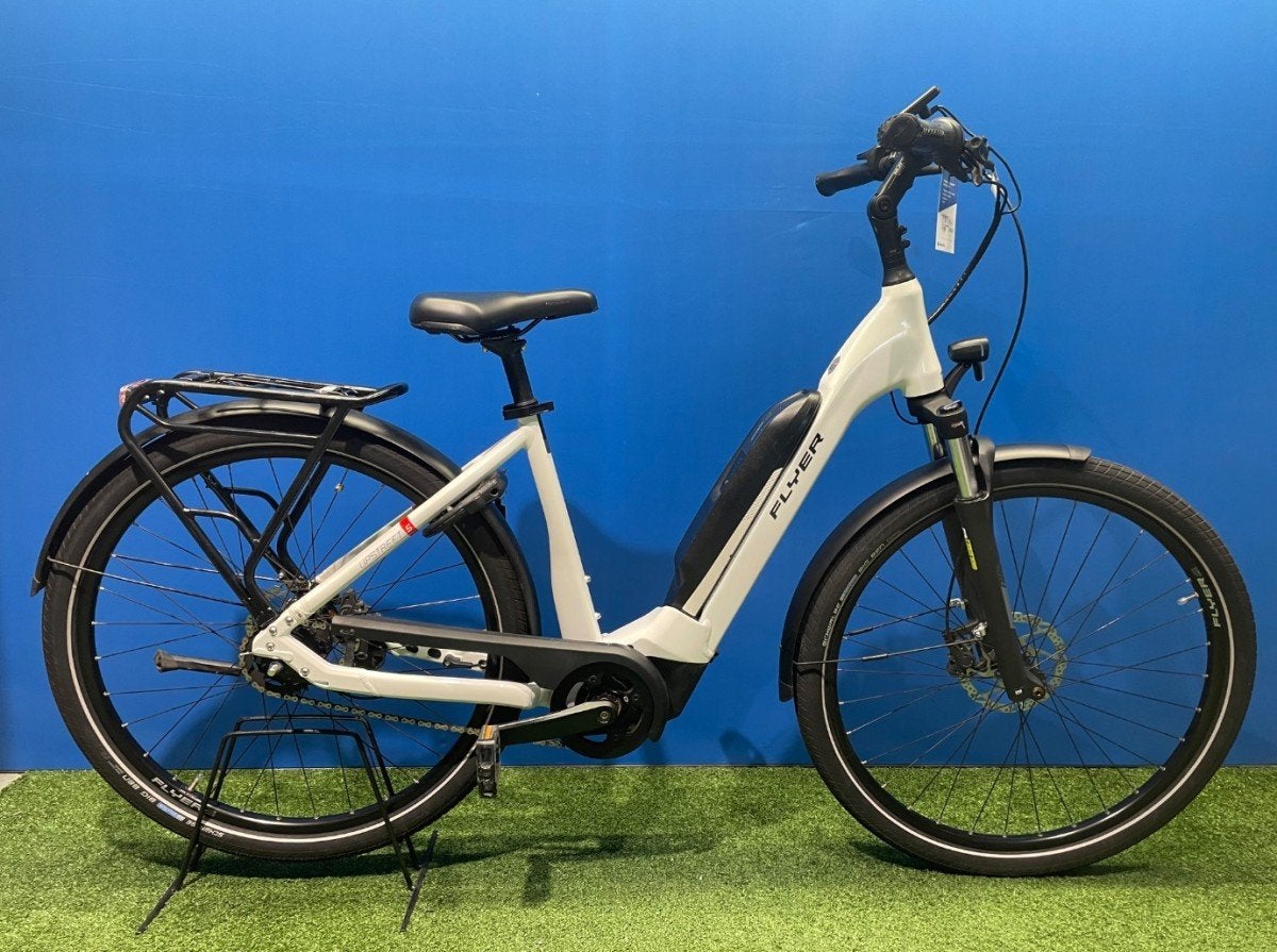 Flyer Upstreet 5 Dames wit 51cm L, Fietsen en Brommers, Elektrische fietsen, Gebruikt, -, -, 51 tot 55 cm