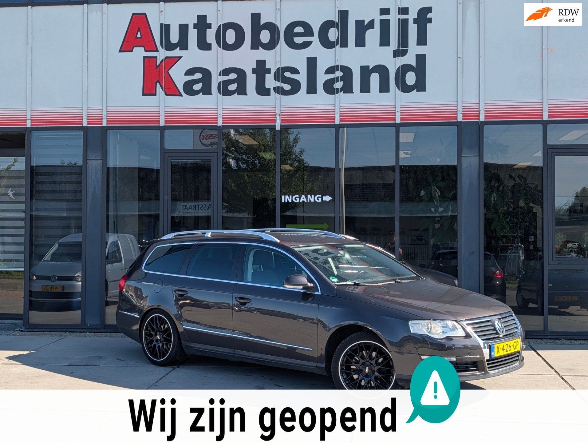 Volkswagen Passat Variant 2.0 FSI Highline Business - Automa, Auto's, Volkswagen, Stof, Gebruikt, Zwart, 4 cilinders