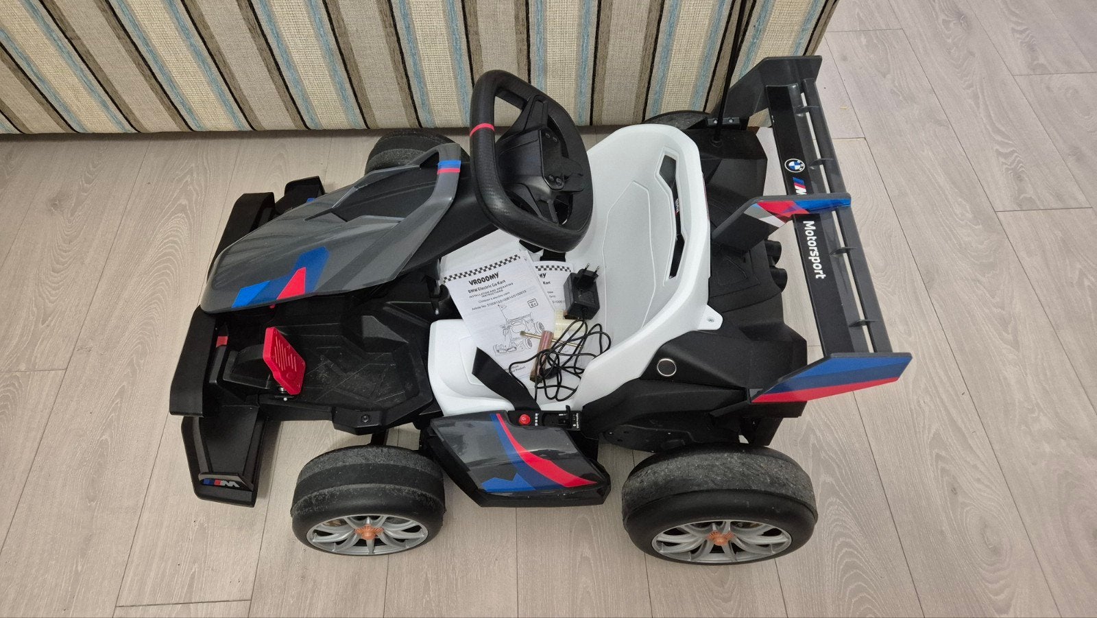 BMW electrische go cart, Ophalen
