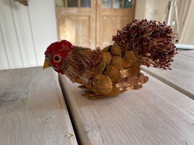 Vintage decoratie  haantje / kippetje. Pasen., Diversen, Pasen, Ophalen, Gebruikt