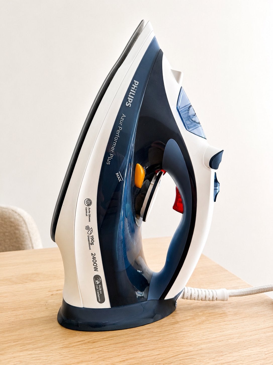 Philips Azur Performer Plus GC4516/20 Stoomstrijkijzer 2400W, Witgoed en Apparatuur, Strijkijzers en Strijkplanken, Ophalen of Verzenden
