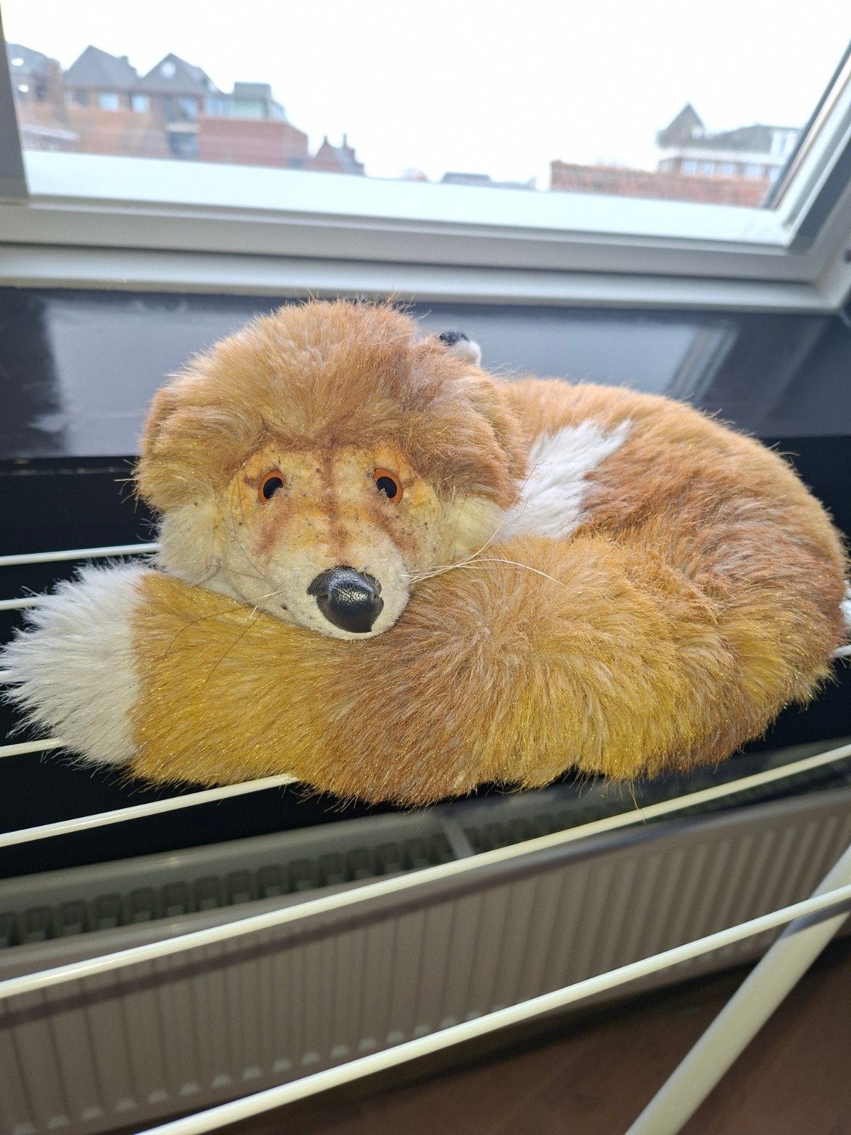 Steiff Vos Fozzy uit 1977 - Collectorsitem, Wasbaar, Ophalen of Verzenden