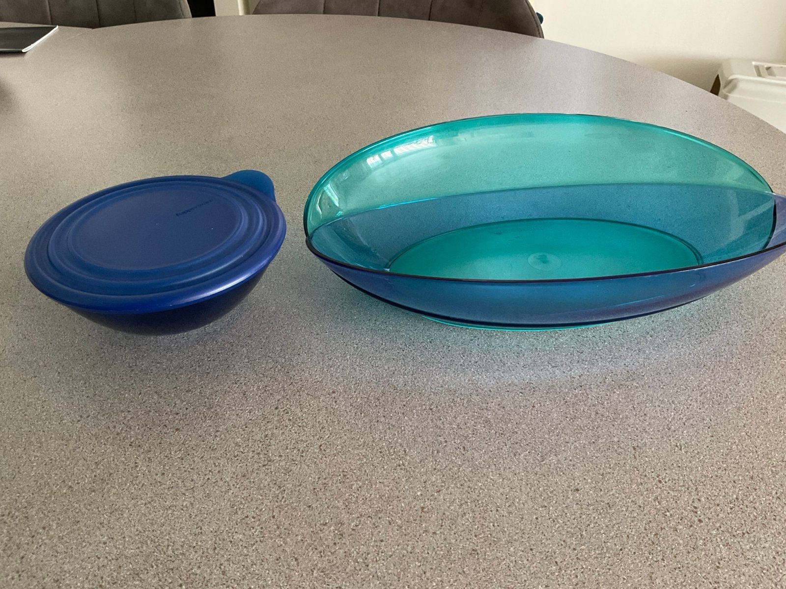 Tupperware schaal eleganzia, Ophalen, Gebruikt, Ovaal