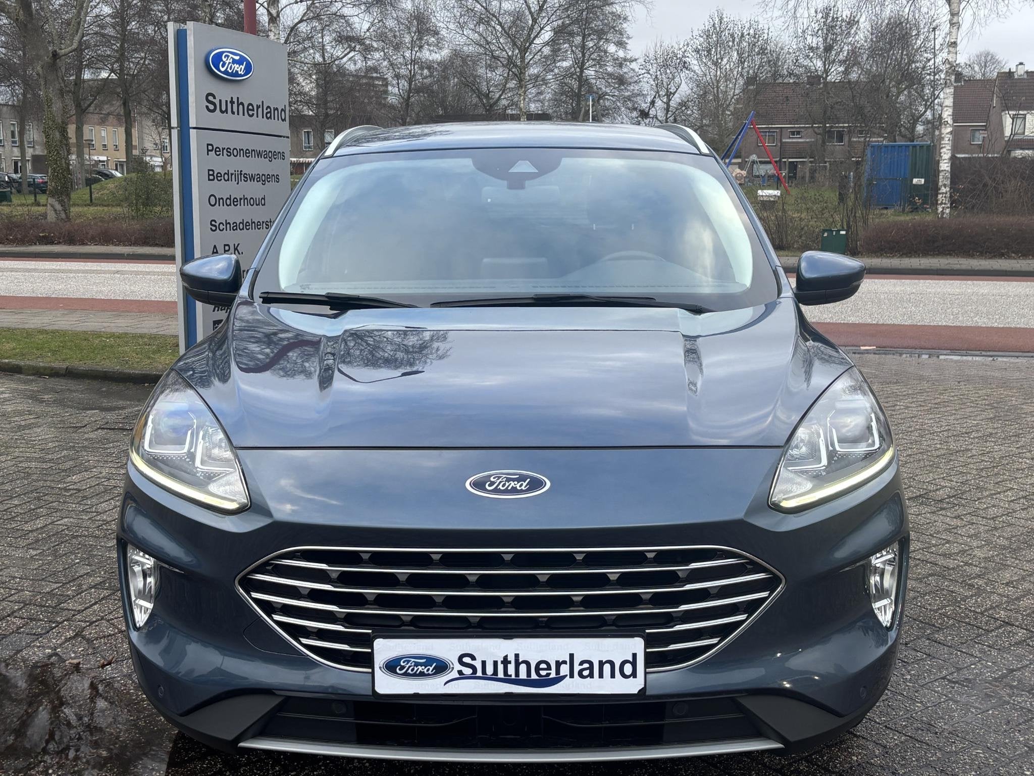 Ford Kuga 2.5 PHEV Titanium 225pk | Winterpack | Digitale Co, Gebruikt, 4 cilinders, Blauw, Lane Keeping Assist