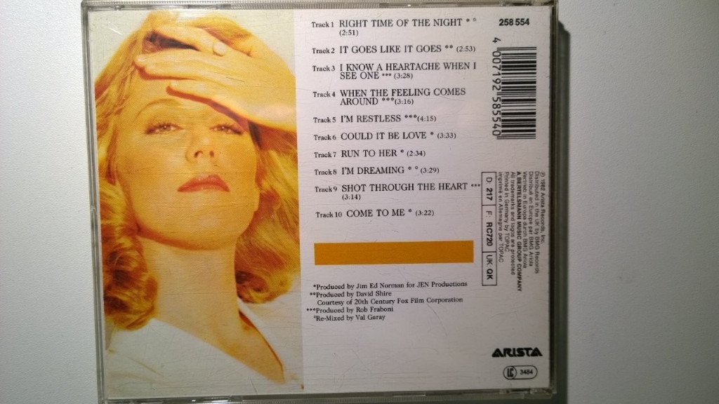 Jennifer Warnes - Best Of Jennifer Warnes, Ophalen of Verzenden, Zo goed als nieuw, Pop, Album