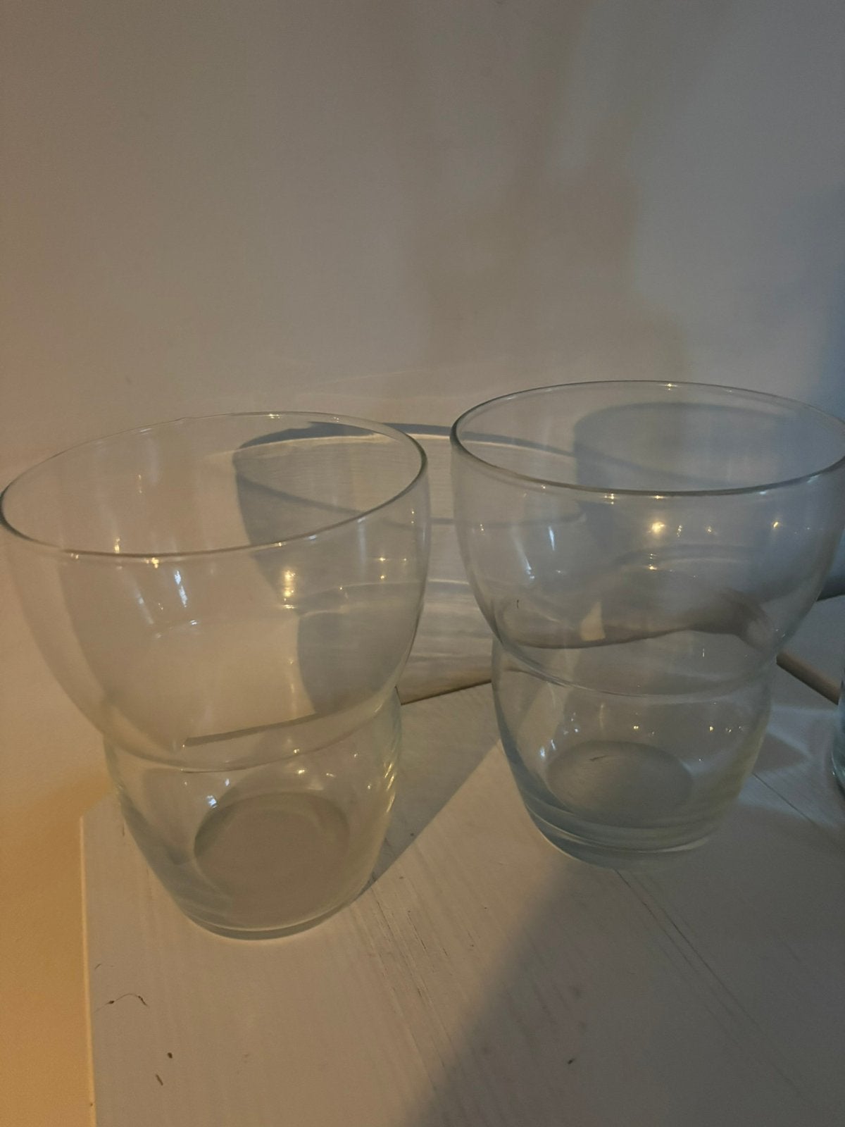 GRATIS: twee vazen Ikea, Ophalen, Gebruikt, Transparant, Glas