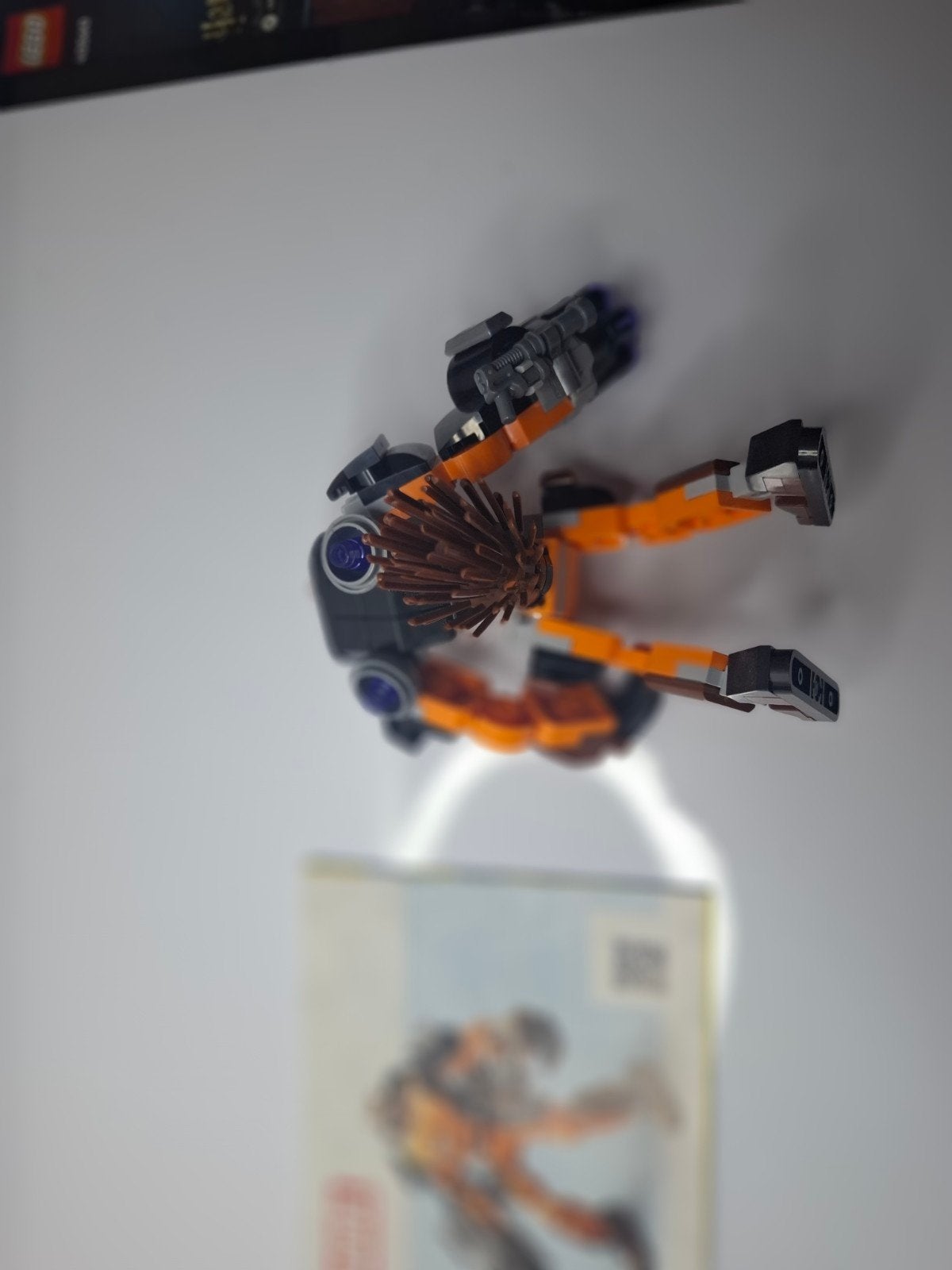 LEGO Marvel Rocket Raccoon Mech (76243) - Compleet!, Gebruikt, Marvel, Lego, Ophalen of Verzenden