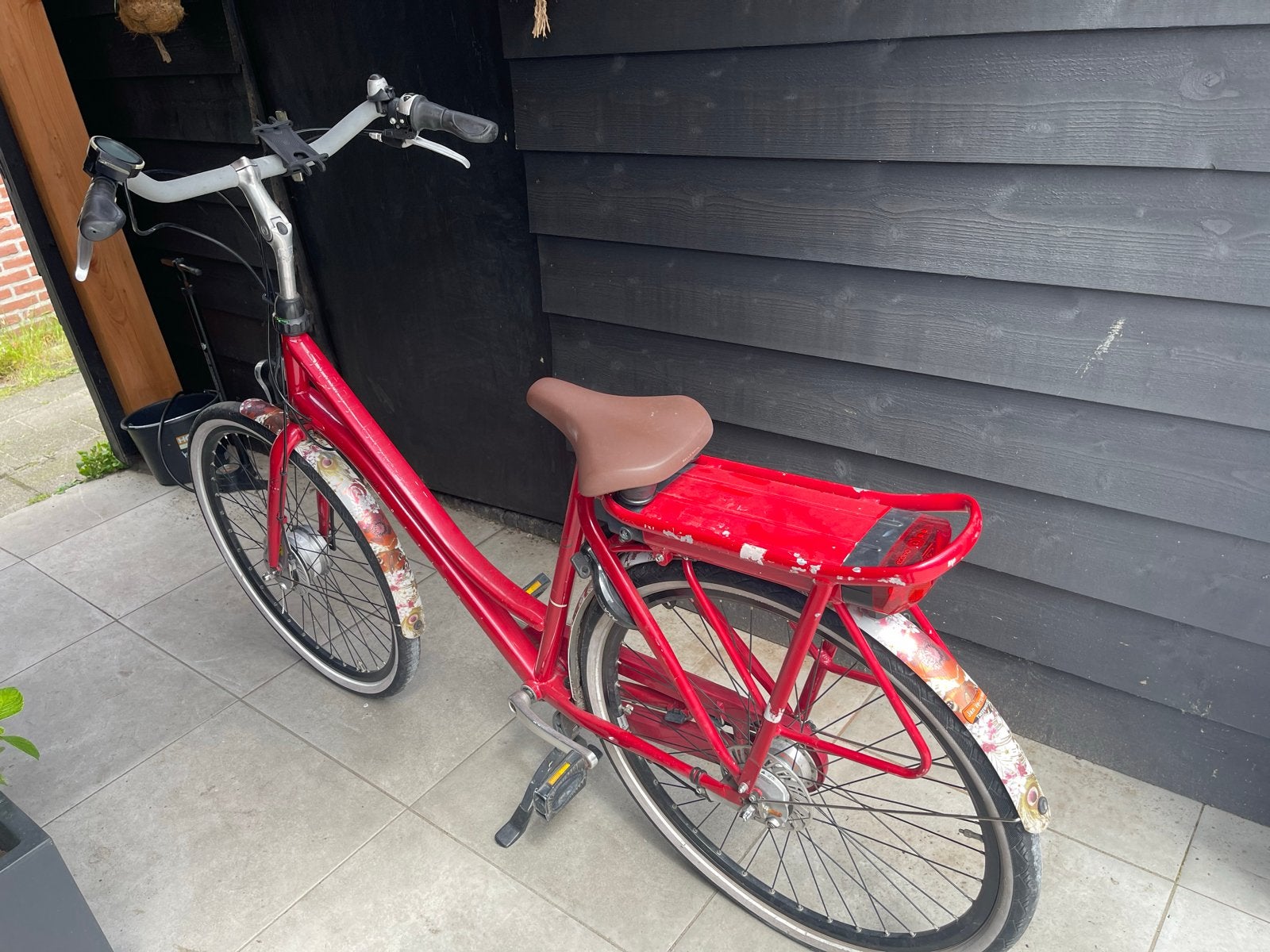 Elektrische Cortina fiets met goede accu (70-80 km), Gebruikt, Ophalen of Verzenden, Cortina, 50 km per accu of meer