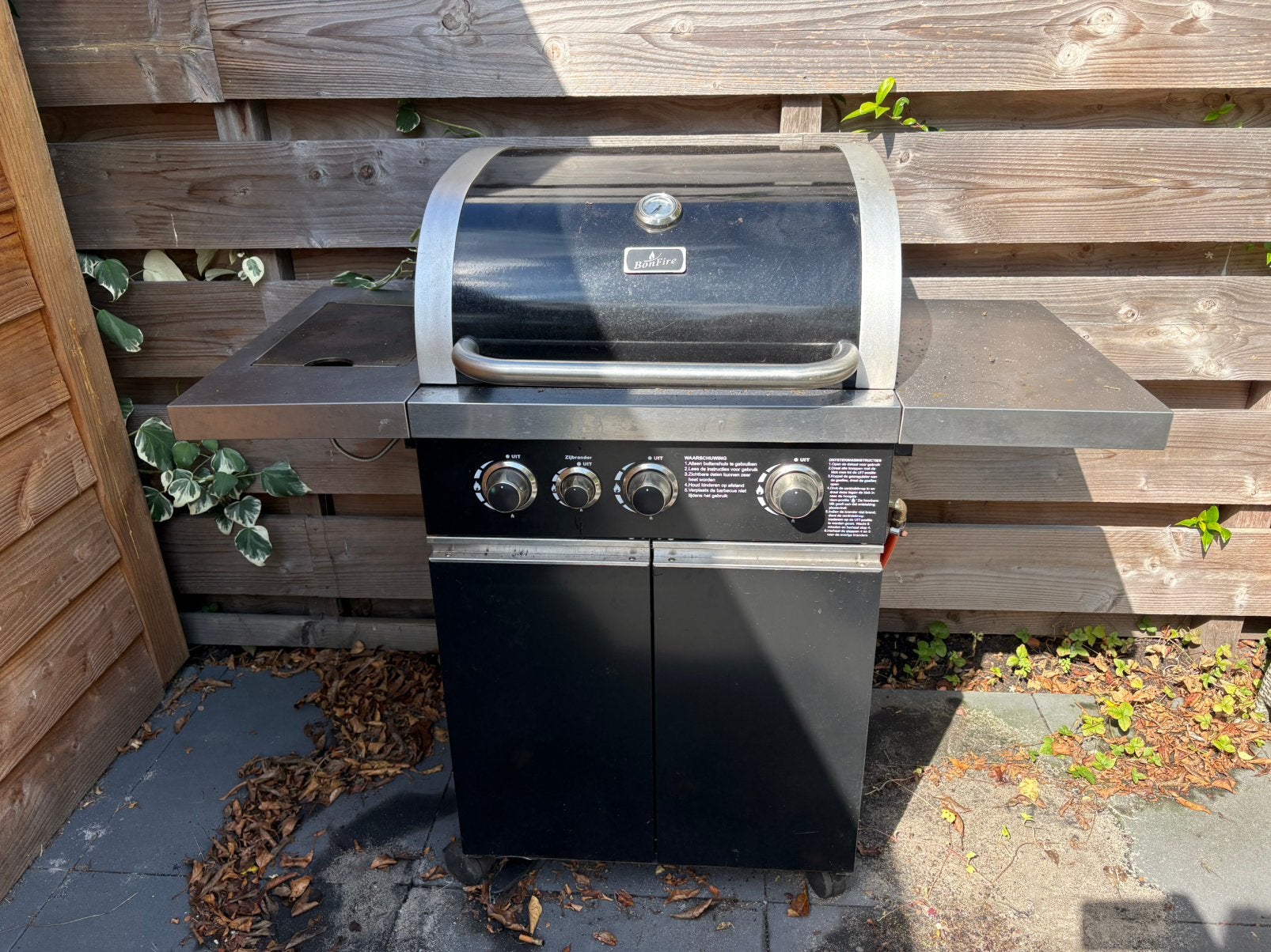 Gas barbecue, Ophalen, Gebruikt