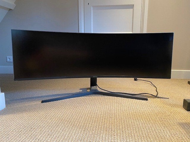 Samsung C49J890DKU – 49 inch Curved Ultrawide Monitor 32:9, Computers en Software, VA, Zo goed als nieuw, 1 tot 2 ms, Ultrawide