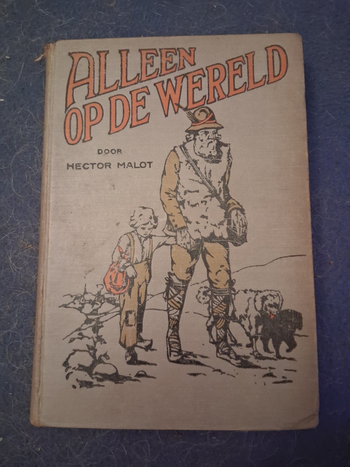 Antiek boek: Alleen op de Wereld - Hector Malot (20e druk), Antiek en Kunst, Ophalen of Verzenden, Hector Malot