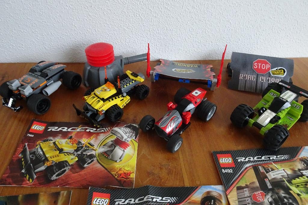 Lego Racers 7968, 8137, 8492, 8493, Ophalen of Verzenden, Zo goed als nieuw