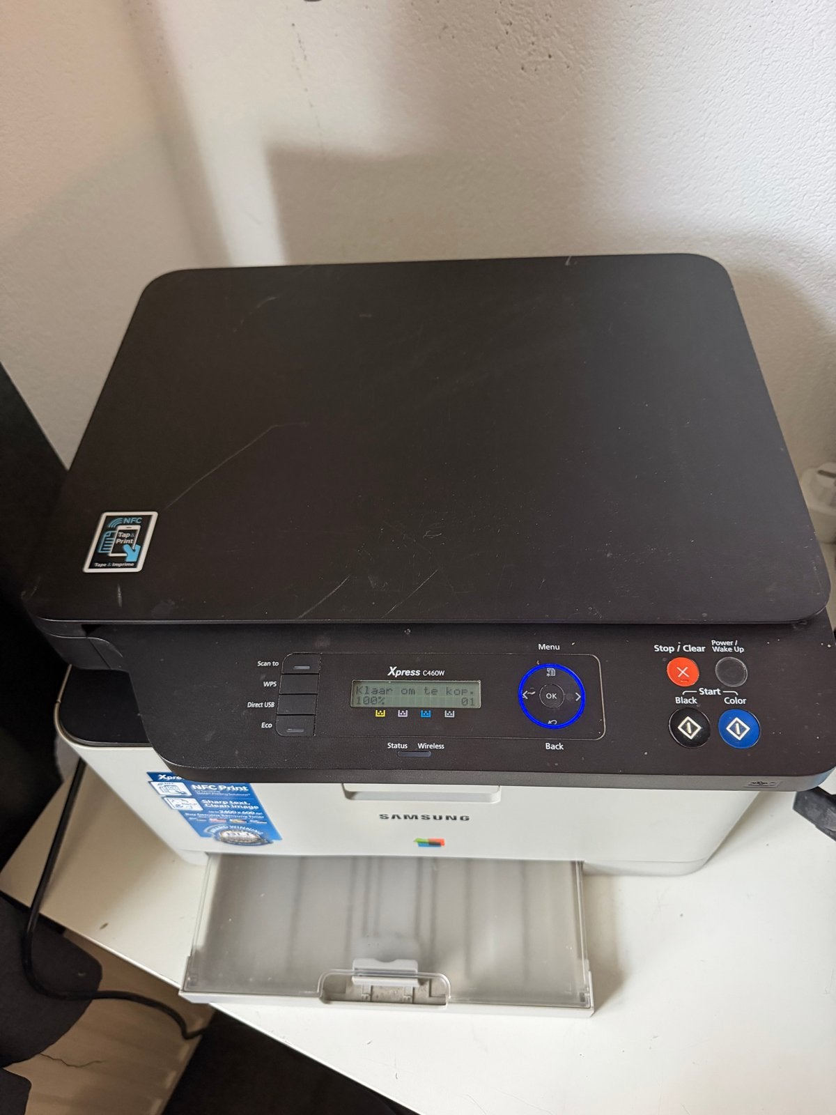 Samsung Xpress C460W All-in-One  Printer (inkt op), Computers en Software, Printers, Ophalen, Gebruikt, All-in-one, Kleur printen