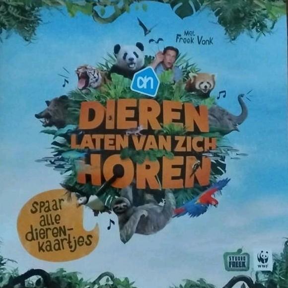 AH Dieren laten van zich horen - Freek Vonk - COMPLEET, Ophalen of Verzenden, Zo goed als nieuw, Natuur algemeen, Freek Vonk