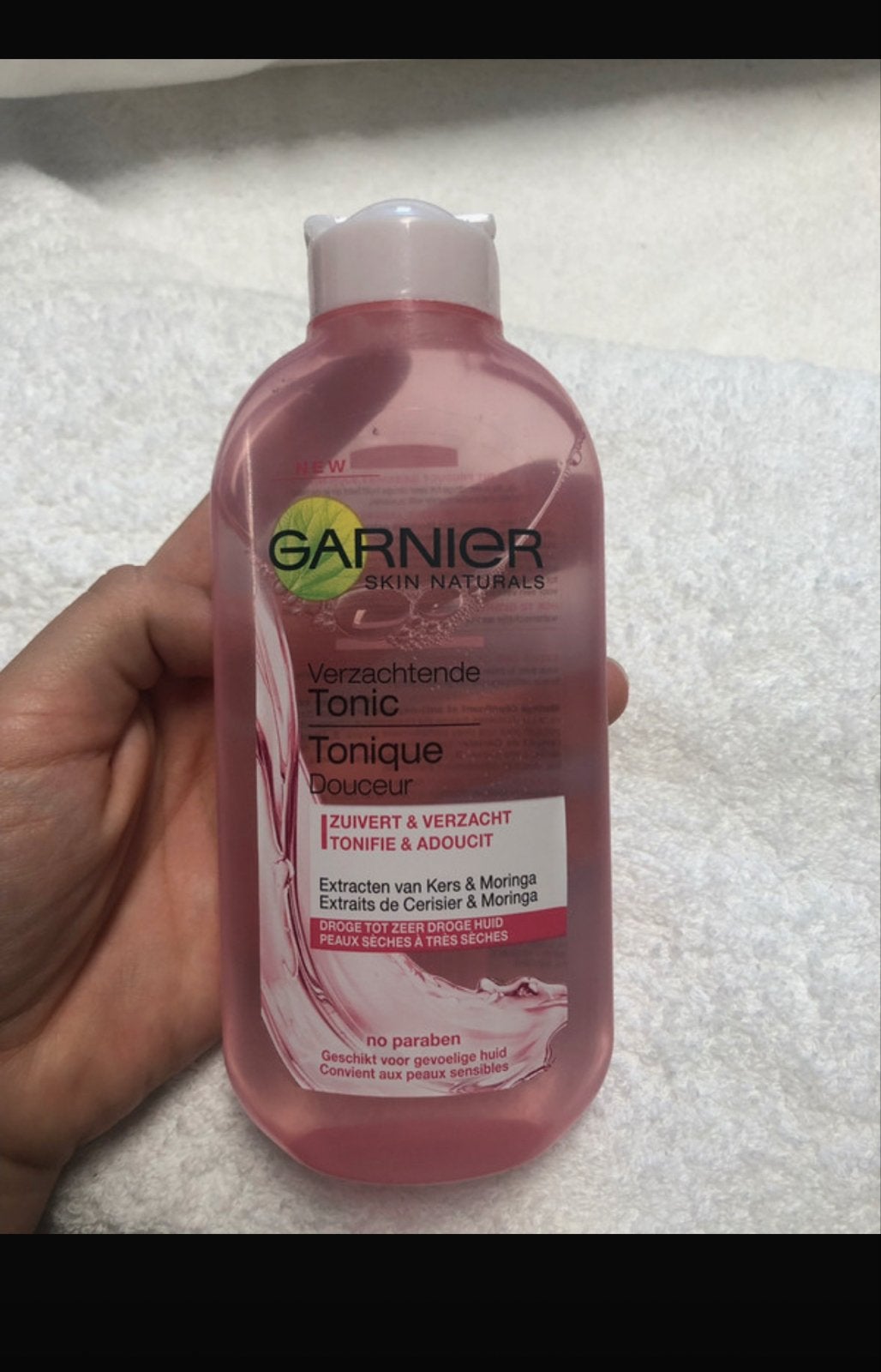 Garnier Skin Naturals Verzachtende Tonic 200ml, Sieraden, Tassen en Uiterlijk, Ophalen of Verzenden, Nieuw, Gehele gezicht, Reiniging
