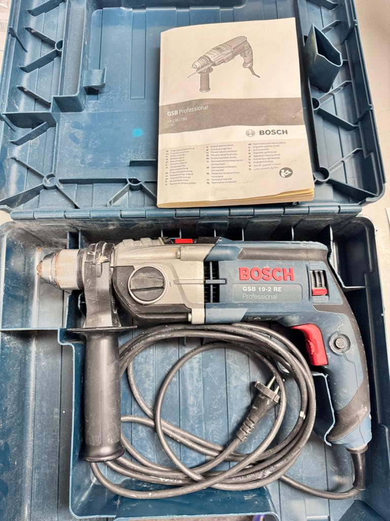 Bosch GSB 19-2 RE Klopboormachine met koffer, Boormachine, Verzenden, Klopboormechanisme, Gebruikt