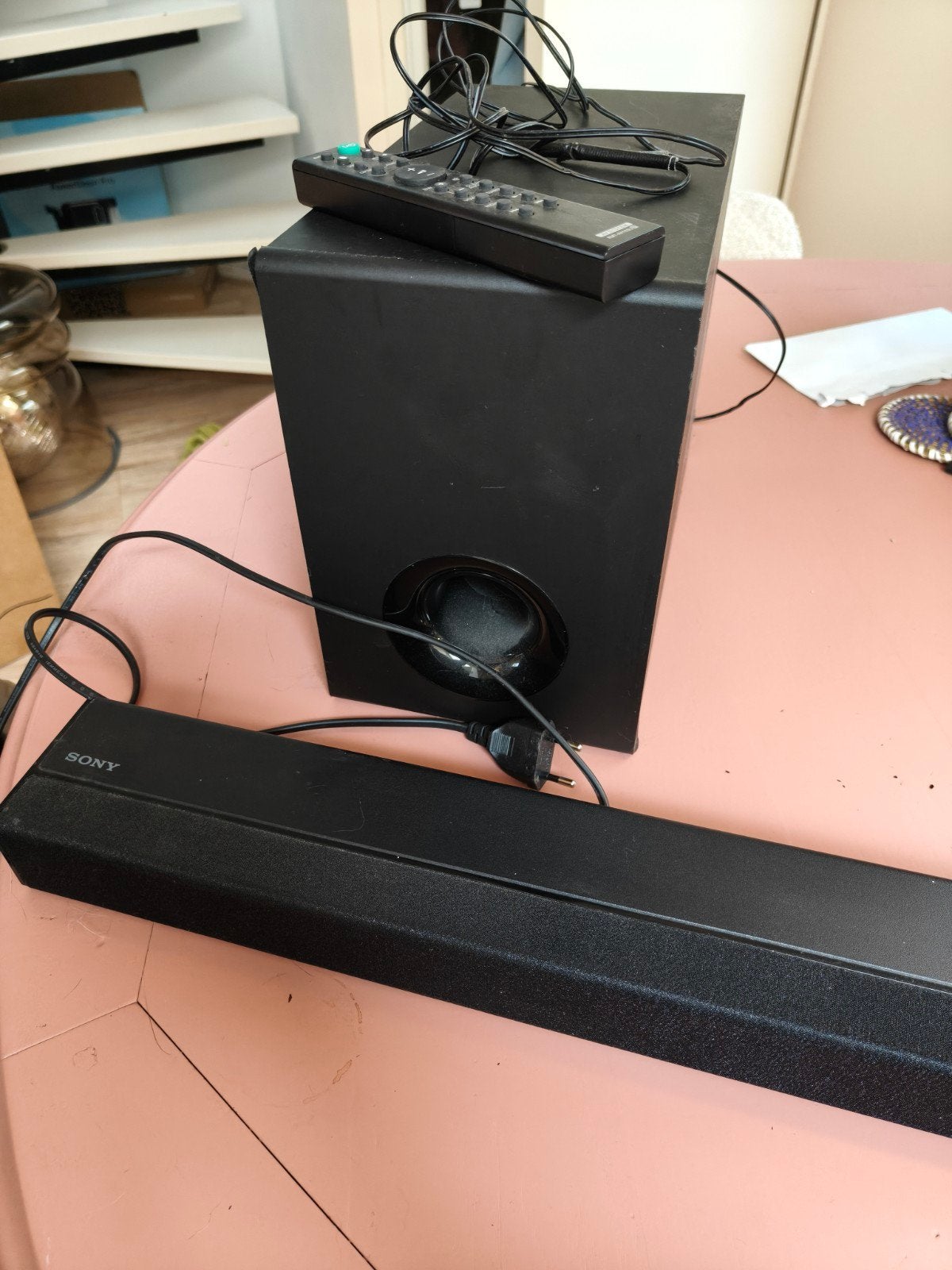 Soundbar Sony met subwoofer., Ophalen, Bluetooth, Gebruikt