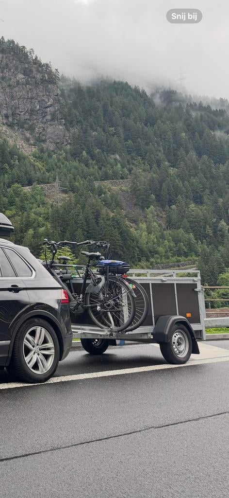 Zeer nette bagagewagen met 2 fietsendragers!, Ophalen, Zo goed als nieuw