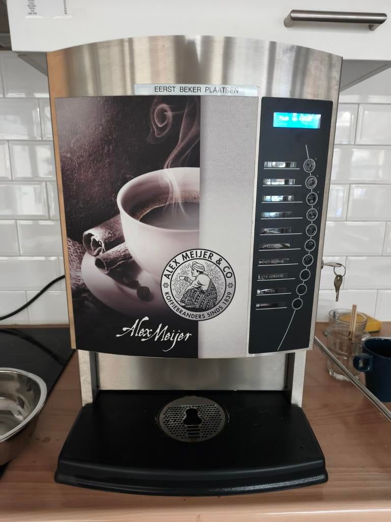Alex Meijer Professionele Koffieautomaat, Ophalen, Gebruikt, 10 kopjes of meer, Koffiemachine