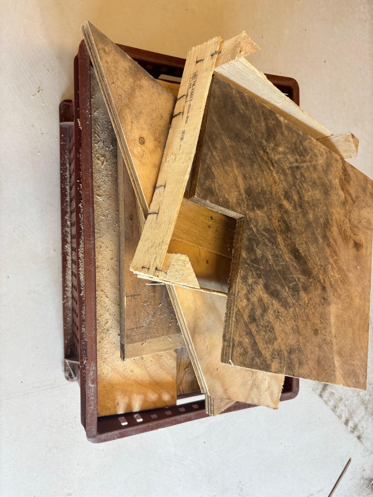 Gratis hout / stookhout - Exclusief krat, Ophalen, Gebruikt, Minder dan 25 mm, Overige typen