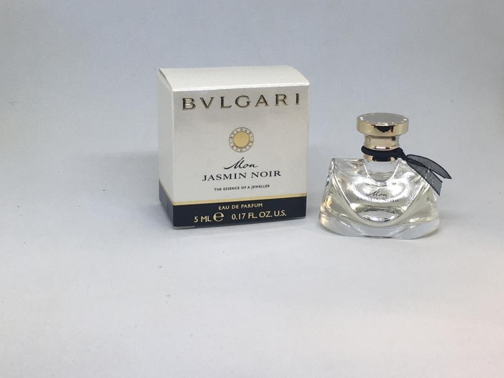 Parfumminiatuur Mon Jasmin Noir Bvlgari 5 ml edp zeldzaam, Verzenden, Nieuw, Miniatuur, Gevuld