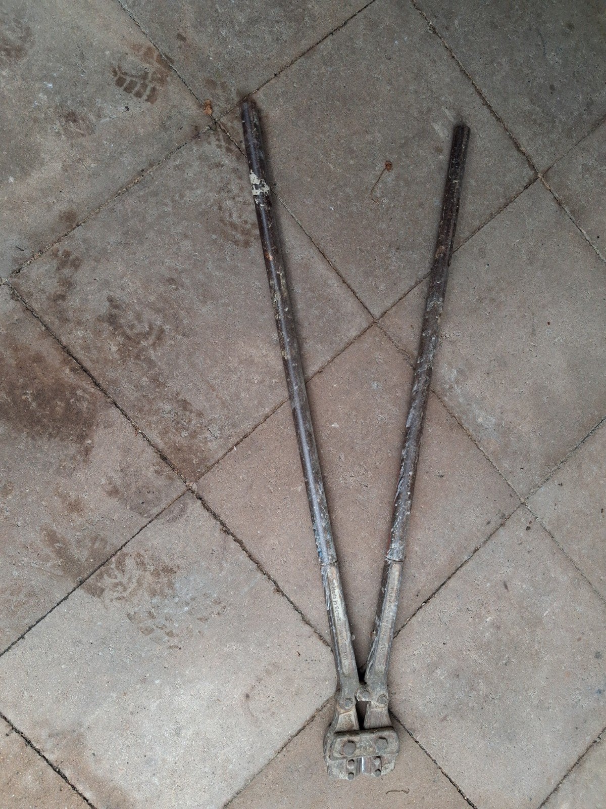 Vintage robuuste betonschaar -Made in Germany/koude oorlog-, Doe-het-zelf en Verbouw, Gereedschap | Handgereedschap, Ophalen of Verzenden