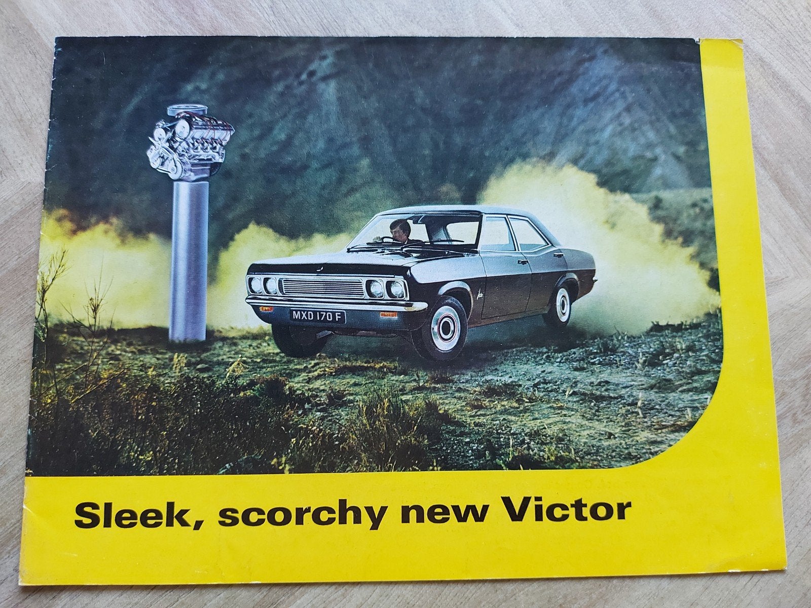 Vauxhall Victor Engelstalige folder model 1968, Ophalen of Verzenden, Zo goed als nieuw, Overige merken