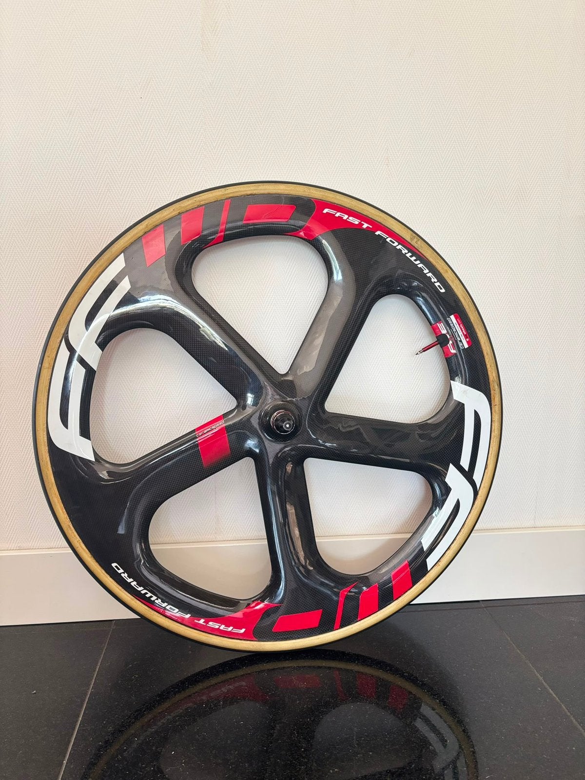 FFWD FIVE-T Carbon 5-Spoke Voorwiel CeramicSpeed/NIEUWE Tube, Overige merken, Minder dan 10 versnellingen, Carbon, Ophalen of Verzenden