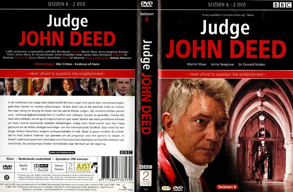 Judge John Deed, seizoen 6, Cd's en Dvd's, Vanaf 12 jaar, Ophalen of Verzenden, Zo goed als nieuw