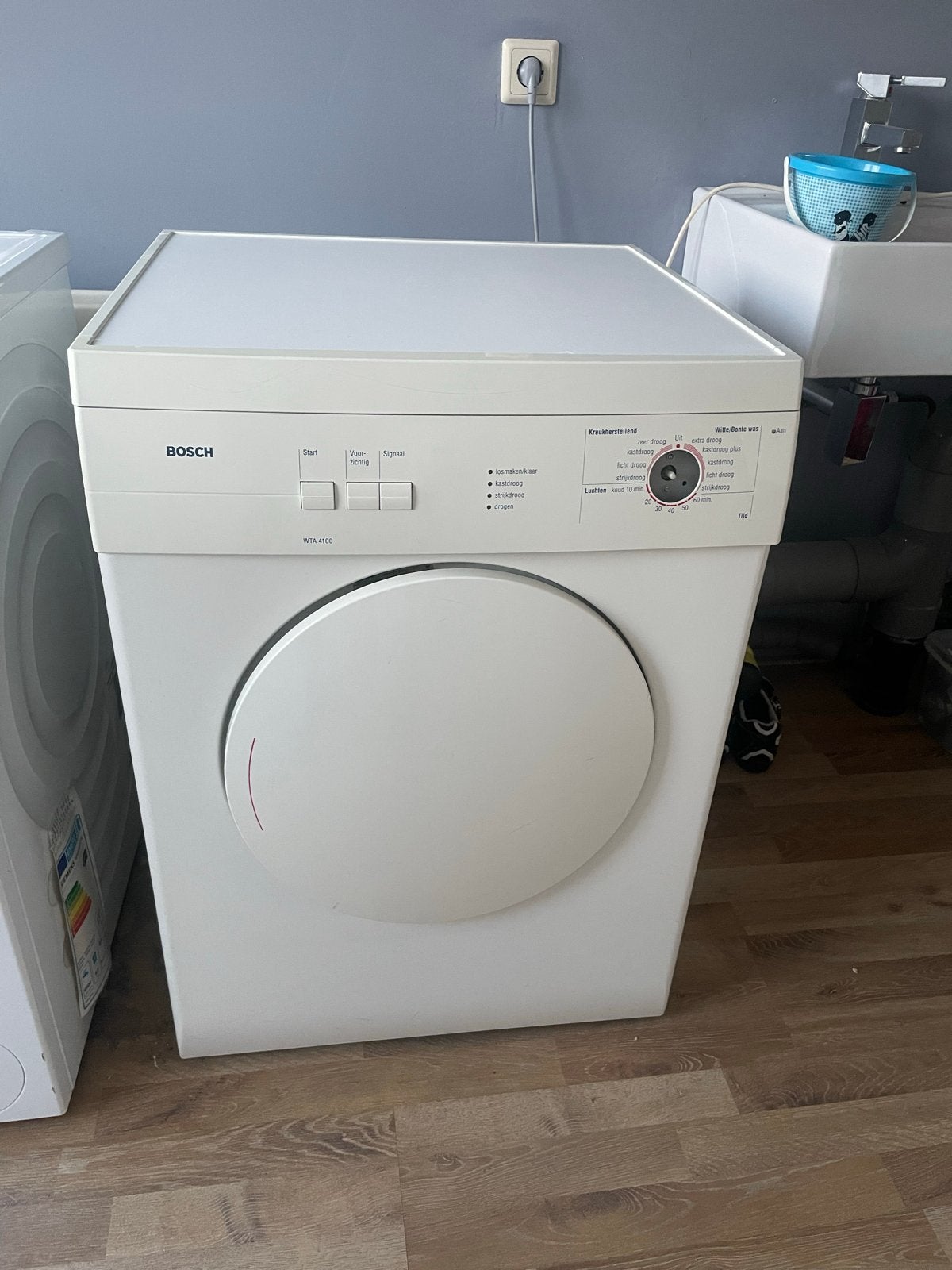 Bosch WTA 4100 Luchtafvoer Wasdroger - Goede Staat, Ophalen, 6 tot 8 kg, Gebruikt, Luchtafvoer