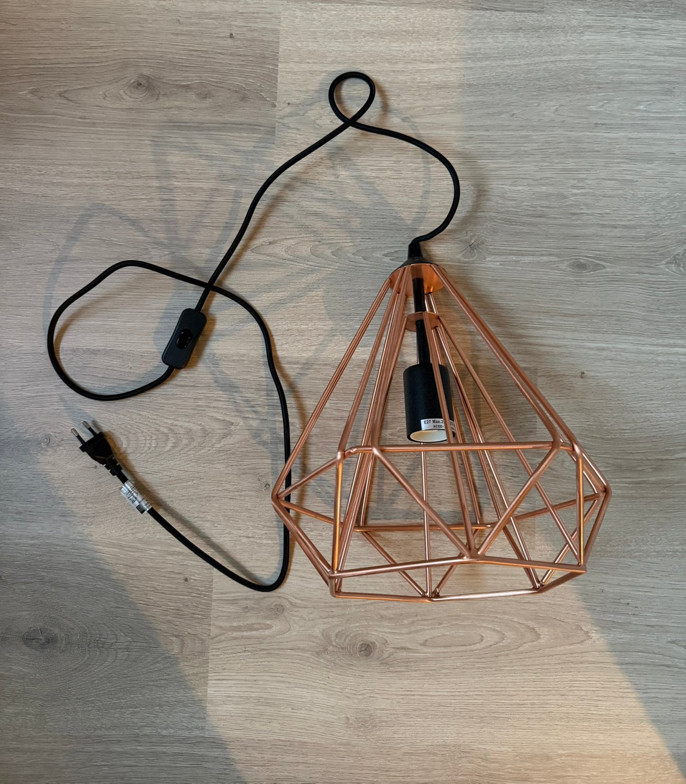 Coco maison Tony lamp, Ophalen, Nieuw, Metaal, E27 (groot)