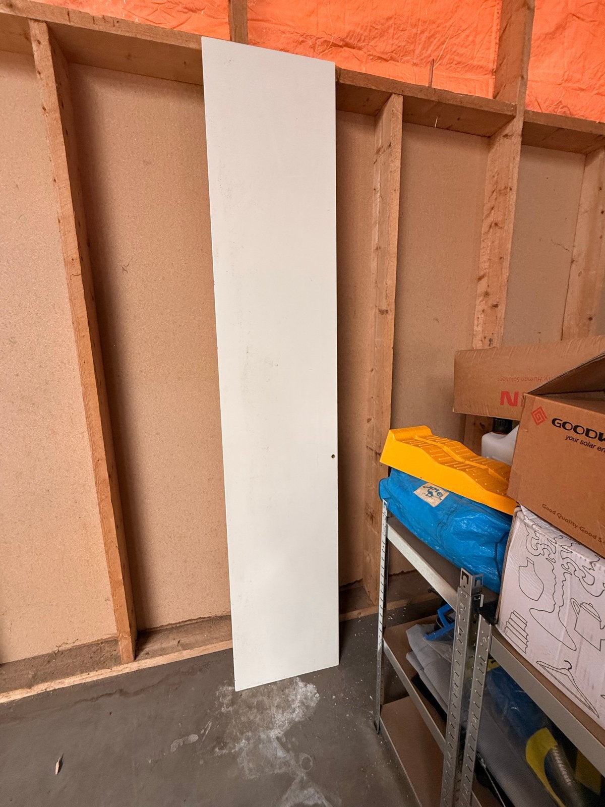 Witte binnendeur, gebruikt kastdeuren 3 stuks, Ophalen, Gebruikt, 80 tot 100 cm, Binnendeur