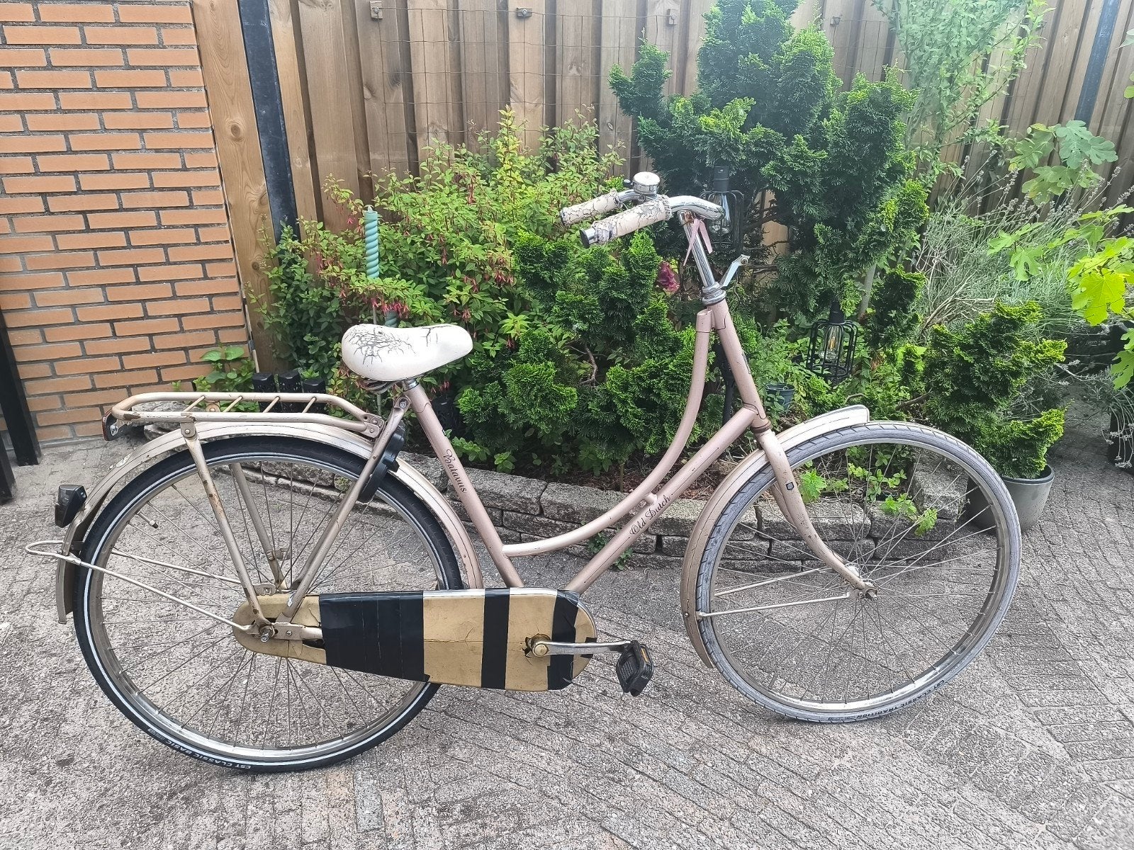 Batavus Old Dutch damesfiets - Gebruikt, Fietsen en Brommers, Ophalen, Terugtraprem, Batavus, 53 tot 56 cm