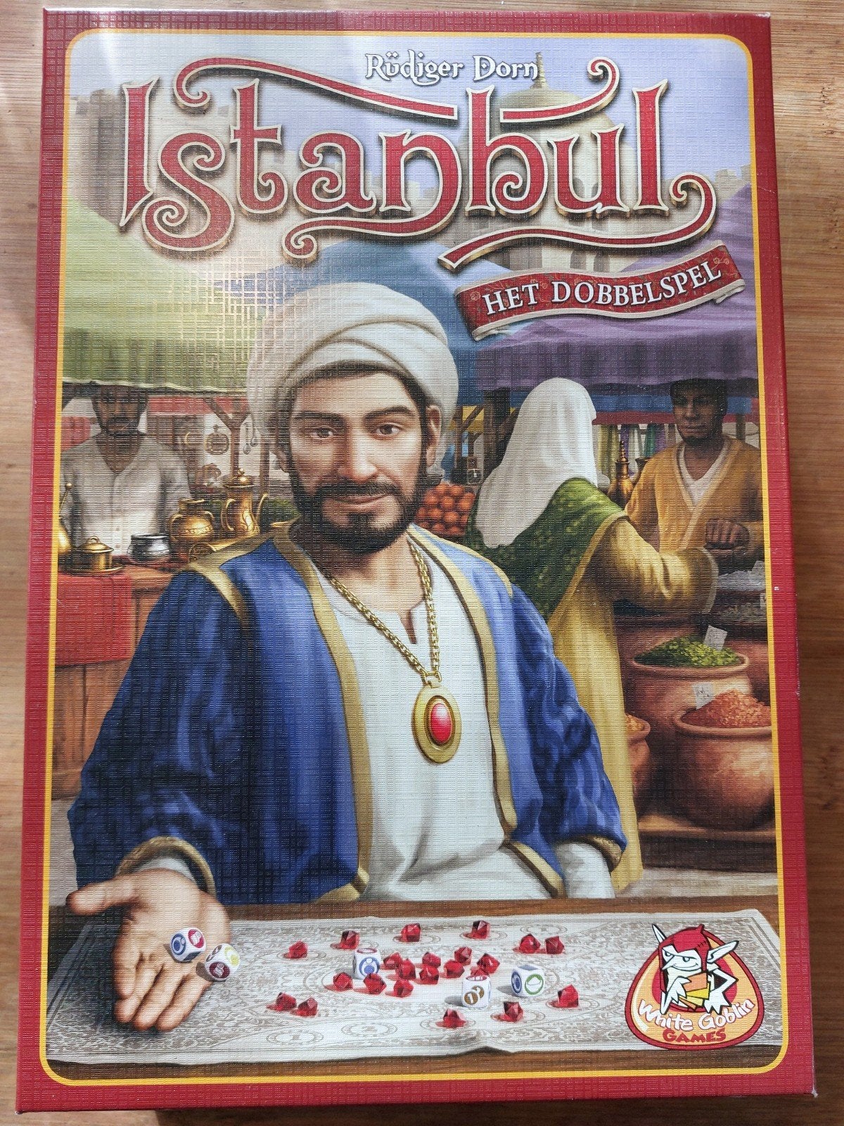 Istanbul: Het Dobbelspel - Zo goed als nieuw, Een of twee spelers, Ophalen of Verzenden, Zo goed als nieuw, White Goblin Games