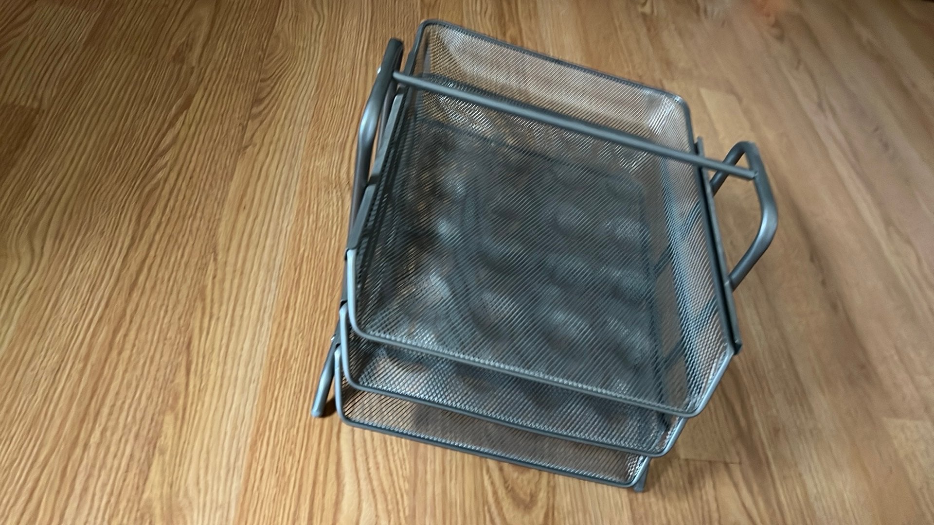 Organizer voor spullen, Ophalen, Zo goed als nieuw, Rond, Metaal