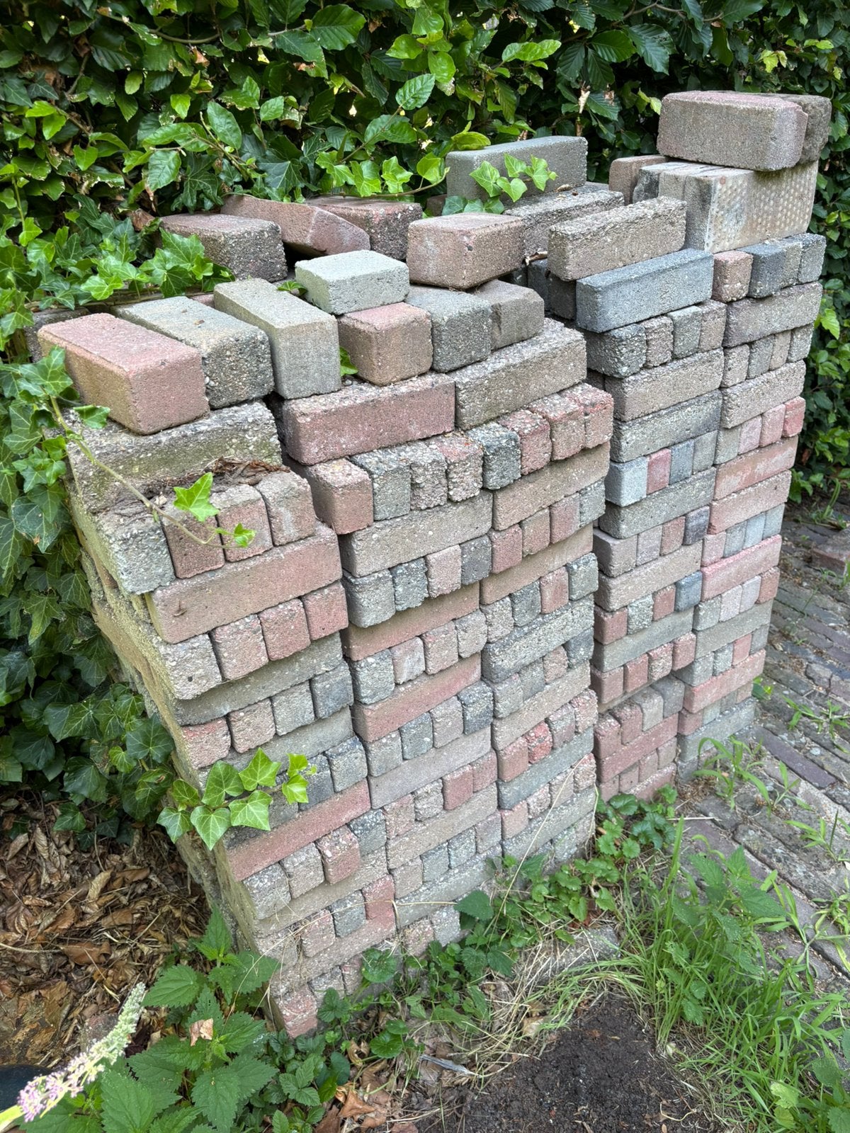 Klinkers 20 x 6 x 5 cm - gratis ophalen, Ophalen, Gebruikt, Klinkers, 10 m² of meer