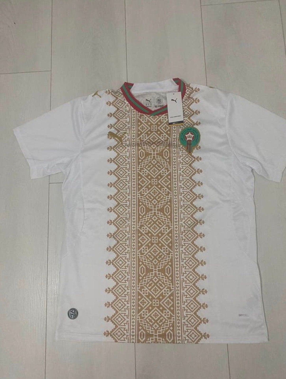Marokko Voetbalshirt WK 2026 uit Wit - Nieuw, Ophalen of Verzenden, Nieuw, Maat 52/54 (L), Wit