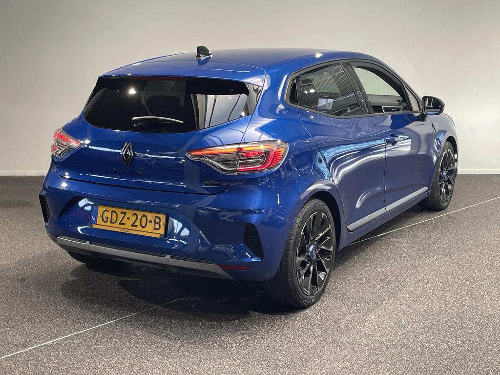 Renault Clio 1.6 E-Tech Full Hybrid 145 esprit Alpine | Adap, Auto's, Gebruikt, Met garantie (alle), Blauw, Leder en Stof