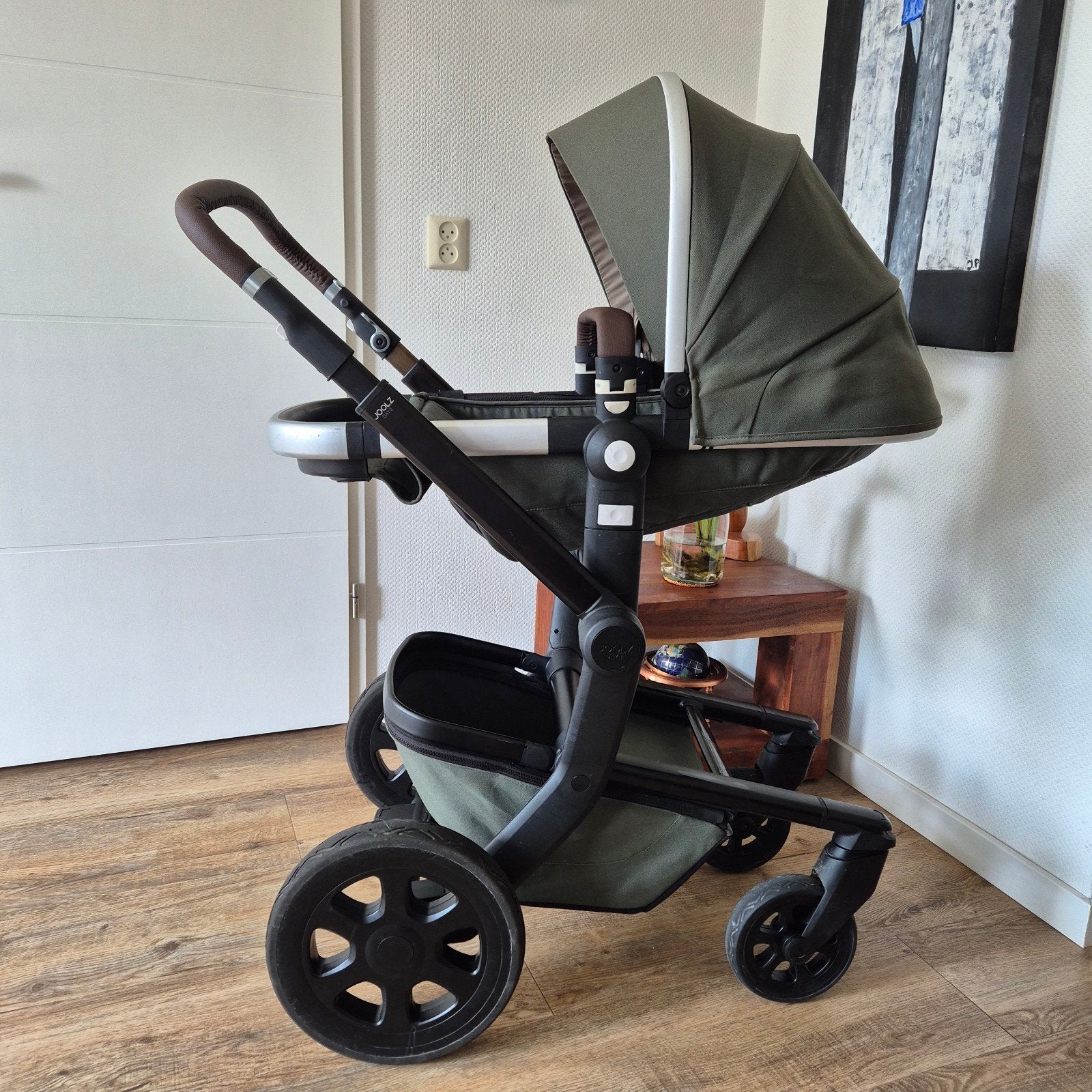 Joolz day 2 kompleet met maxi cosi, Kinderen en Baby's, Kinderwagens en Combinaties, Ophalen, Overige merken, Verstelbare duwstang