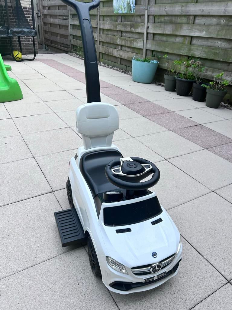 Kinder loopauto Mercedes - Wit, Ophalen of Verzenden, Gebruikt