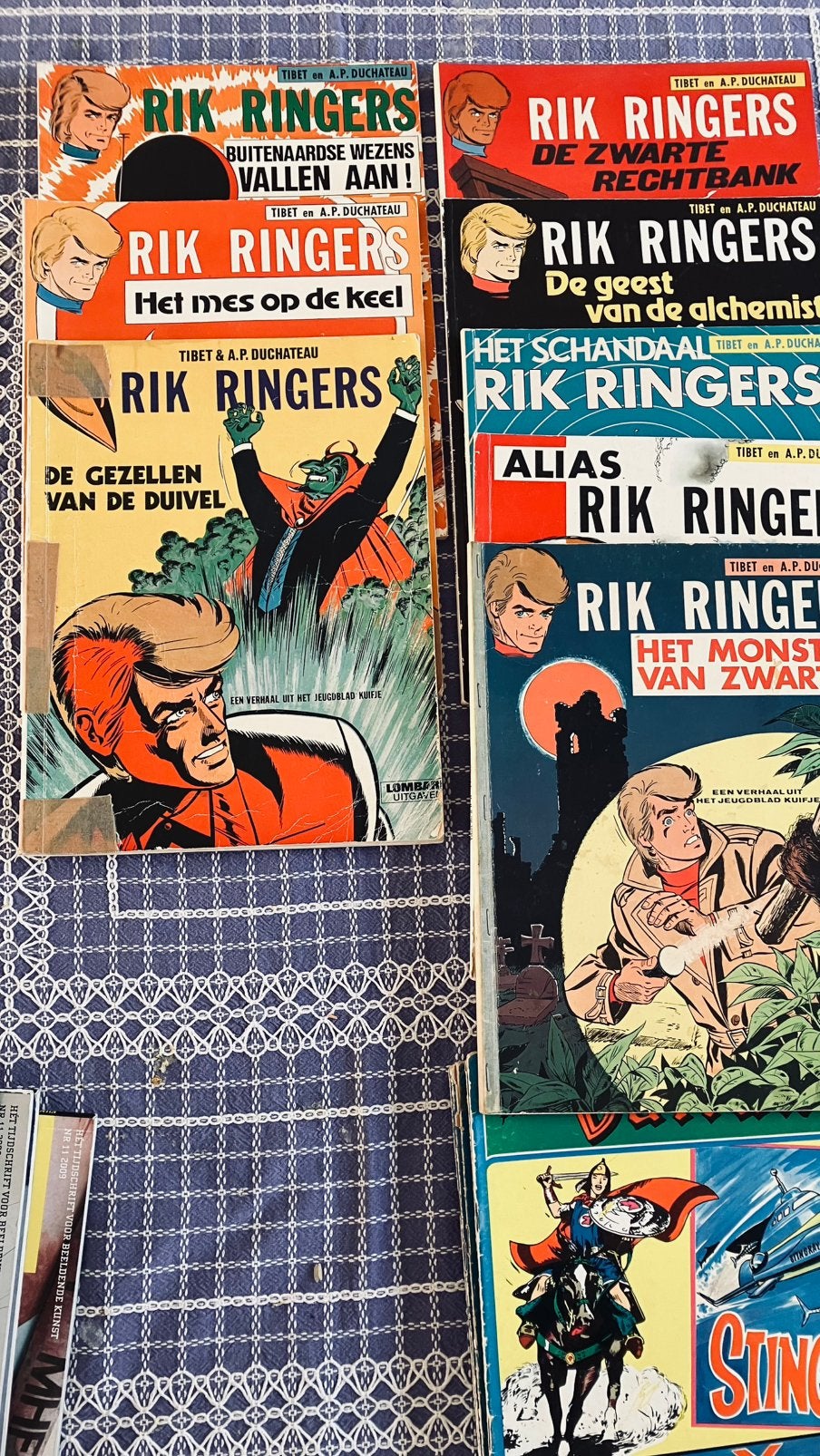 Diverse stripboeken: Rik Ringers, Durango, Blueberry, Mac Co, Meerdere stripboeken, Ophalen of Verzenden, Gelezen
